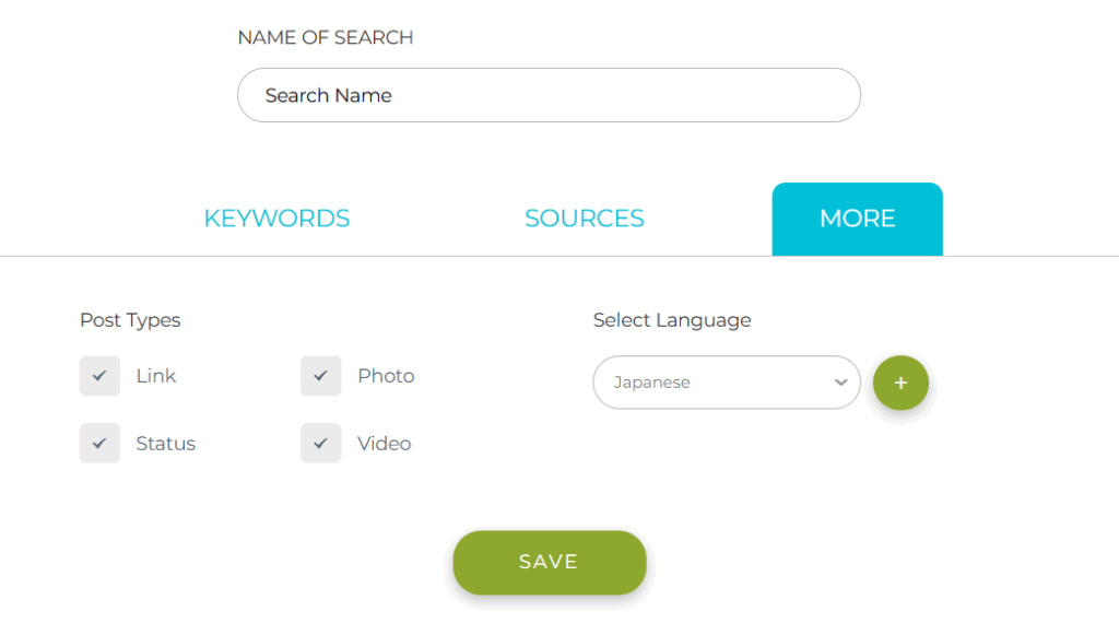 Social Searcherの主な使い方
