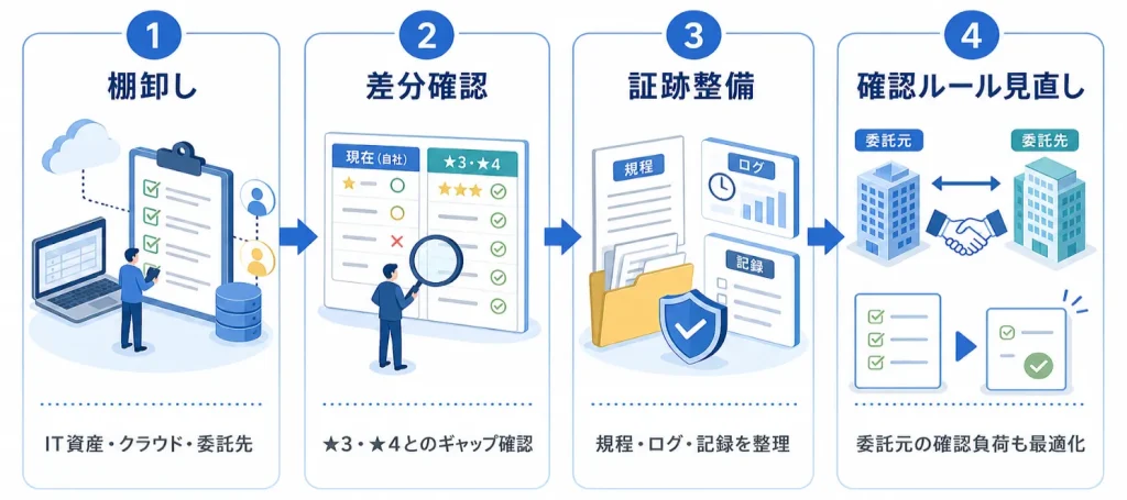 SCS評価制度に向けた4つの準備